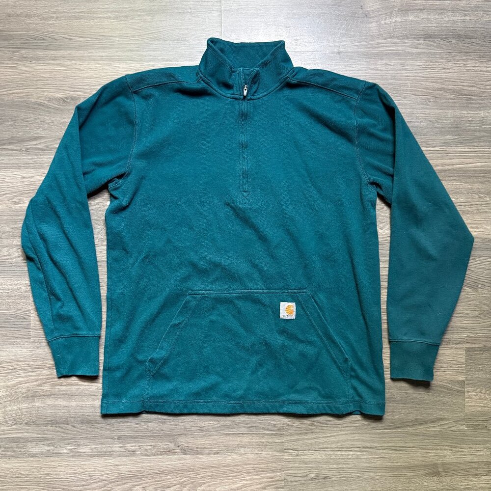 Carhartt Men's 1/4 Zip Pullover - Blue